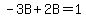 -3B%2B2B=1
