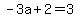 -3a%2B2=3