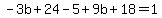 -3b%2B24-5%2B9b%2B18=1