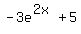 -3e%5E%282x%29%2B5