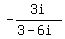 -3i%2F%283-6i%29