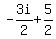 -3i%2F2%2B5%2F2