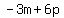 -3m%2B6p