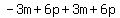 -3m%2B6p%2B3m%2B6p