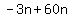 -3n%2B60n