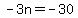 -3n+=+-30