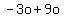 -3o%2B9o