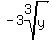 -3root%283%2Cy%29