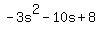 -3s%5E2-10s%2B8%29
