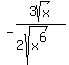 -3sqrt%28x%29%2F%282sqrt%28x%5E6%29%29