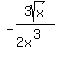 -3sqrt%28x%29%2F%282x%5E3%29