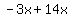 -3x%2B14x
