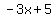-3x%2B5