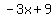-3x%2B9