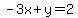-3x%2By=2