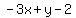-3x%2By-2