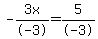 -3x%2F-3=5%2F-3