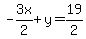 -3x%2F2%2By=19%2F2