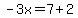 -3x=7%2B2