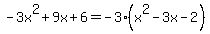 -3x%5E2%2B9x%2B6+=+-3%28x%5E2-3x-2%29