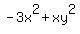 -3x%5E2+%2B+xy%5E2