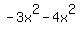 -3x%5E2-4x%5E2