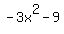 -3x%5E2-9