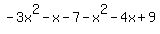 -3x%5E2-x-7-x%5E2-4x%2B9
