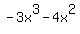 -3x%5E3-4x%5E2