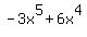 -3x%5E5%2B6x%5E4