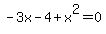 -3x-4%2Bx%5E2=0