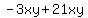 -3xy%2B21xy