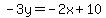 -3y=-2x%2B10