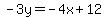 -3y=-4x%2B12