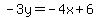 -3y=-4x%2B6