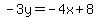 -3y=-4x%2B8