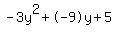 -3y%5E2%2B-9y%2B5