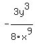 -3y%5E3%2F8x%5E9