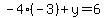 -4%28-3%29%2By=6