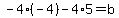 -4%28-4%29-4%2A5=b