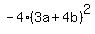-4%283a%2B4b%29%5E2