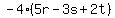 -4%285r-3s%2B2t%29