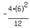 -4%286%29%5E2%2F12