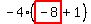 -4%28highlight%28-8%29+%2B1%29