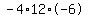 -4%2A12%2A-6
