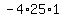 -4%2A25%2A1