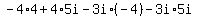-4%2A4%2B4%2A5i-3i%2A%28-4%29-3i%2A5i%29