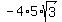 -4%2A5%2Asqrt%283%29
