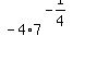 -4%2A7%5E%28-1%2F4%29
