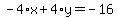 -4%2Ax%2B4%2Ay=-16